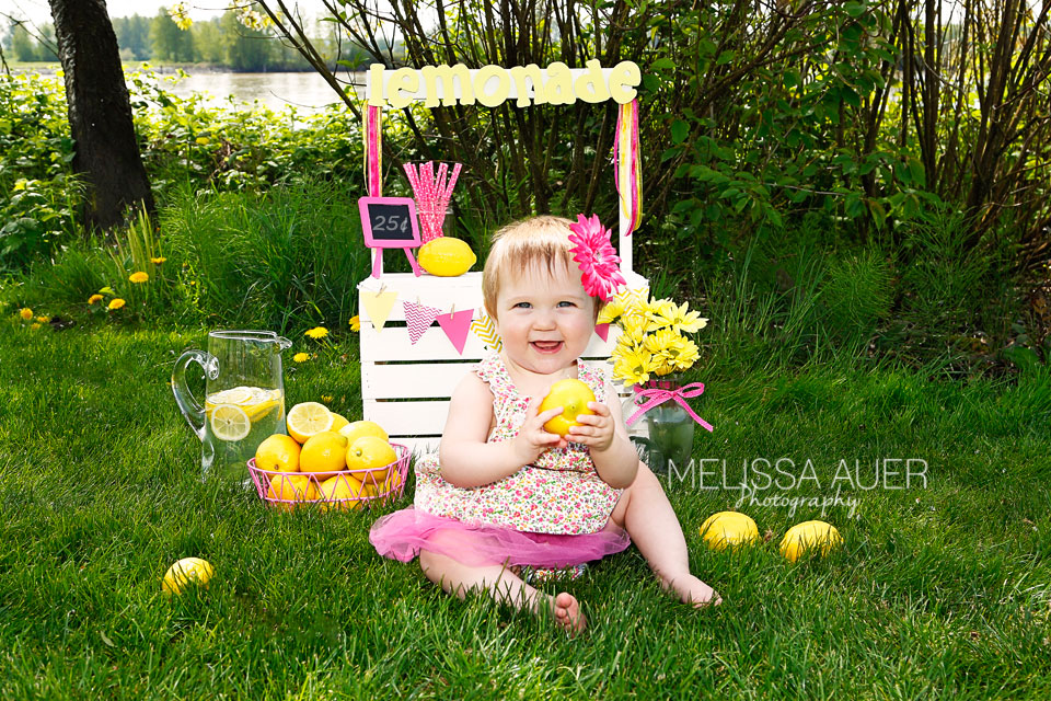 lemonade stand I baby – Melissa Auer Photography