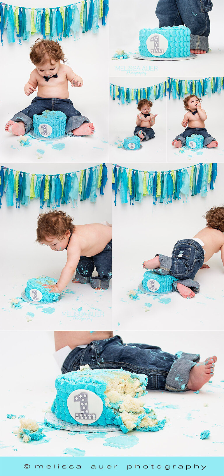 Jackson's cake smash / Melissa Auer Photography 2014