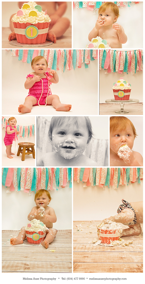 birthday girl | cake smash | Melissa Auer Photography