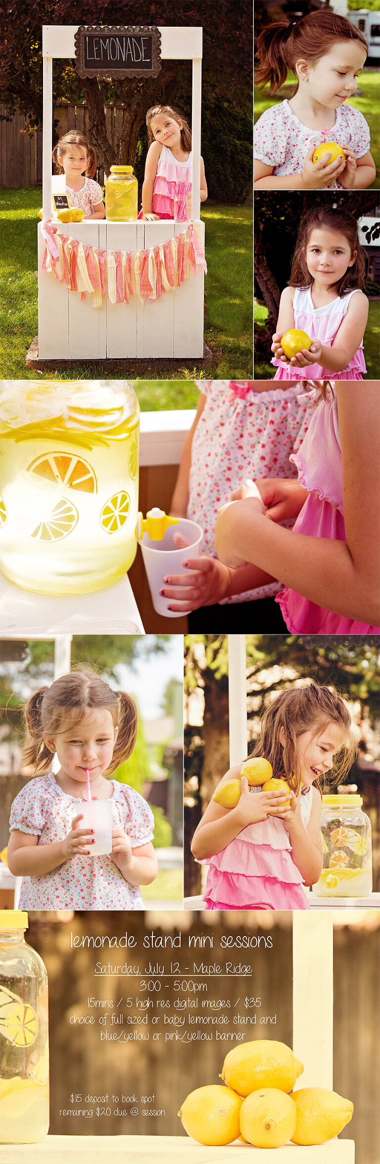 lemonade stand mini sessions / melissa auer photography / copyright 2014