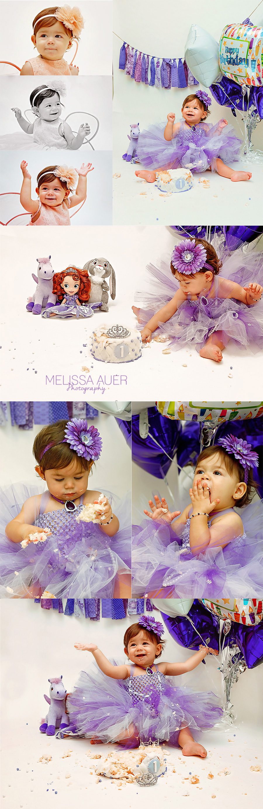 Sofia's cake smash |  Melissa Auer Photography | Maple Ridge, BC