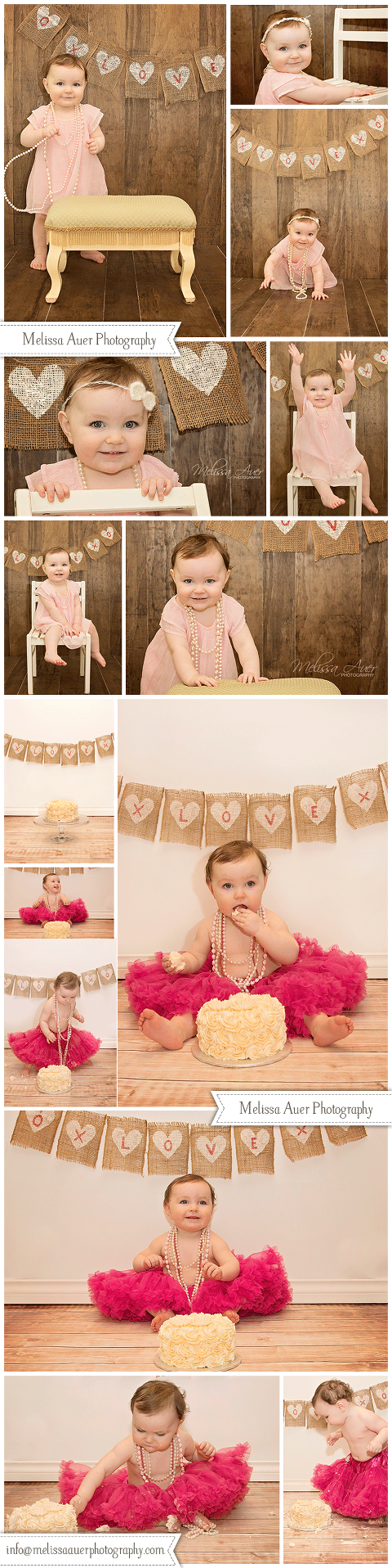 Lily is ONE! / Cake Smash / Melissa Auer Photography