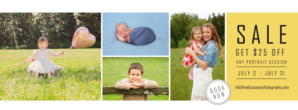 July Summer Sale - Melissa Auer Photography